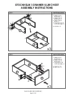 Preview for 7 page of GFW STOCKHOLM 3 DRAWER SLIM CHEST Assembly Instructions Manual