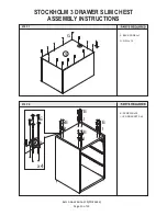 Предварительный просмотр 10 страницы GFW STOCKHOLM 3 DRAWER SLIM CHEST Assembly Instructions Manual