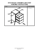 Preview for 12 page of GFW STOCKHOLM 3 DRAWER SLIM CHEST Assembly Instructions Manual