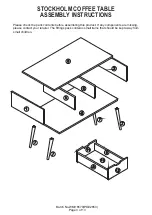 Preview for 3 page of GFW STOCKHOLM COFFEE TABLE Assembly Instructions Manual