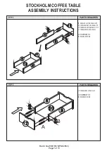 Preview for 7 page of GFW STOCKHOLM COFFEE TABLE Assembly Instructions Manual