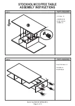 Preview for 9 page of GFW STOCKHOLM COFFEE TABLE Assembly Instructions Manual