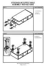 Preview for 10 page of GFW STOCKHOLM COFFEE TABLE Assembly Instructions Manual