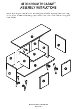 Preview for 3 page of GFW STOCKHOLM TV CABINET Assembly Instructions Manual