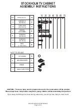 Preview for 5 page of GFW STOCKHOLM TV CABINET Assembly Instructions Manual