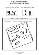 Preview for 6 page of GFW STOCKHOLM TV CABINET Assembly Instructions Manual