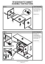 Preview for 8 page of GFW STOCKHOLM TV CABINET Assembly Instructions Manual