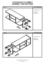 Preview for 9 page of GFW STOCKHOLM TV CABINET Assembly Instructions Manual