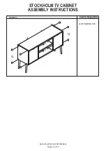 Preview for 12 page of GFW STOCKHOLM TV CABINET Assembly Instructions Manual