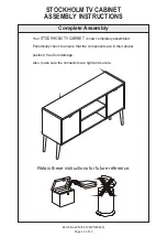 Preview for 13 page of GFW STOCKHOLM TV CABINET Assembly Instructions Manual