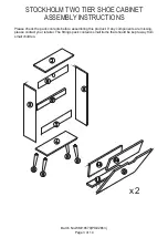 Предварительный просмотр 3 страницы GFW STOCKHOLM WMI16579 Assembly Instructions Manual