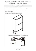 Предварительный просмотр 14 страницы GFW STOCKHOLM WMI16579 Assembly Instructions Manual