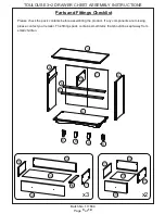 Preview for 3 page of GFW Toulouse 3+2 Drawer Chest Assembly Instructions Manual