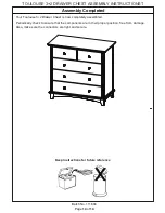 Preview for 14 page of GFW Toulouse 3+2 Drawer Chest Assembly Instructions Manual