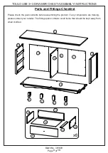 Preview for 3 page of GFW Toulouse 3+3 Drawer Chest Assembly Instructions Manual