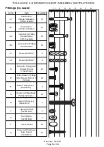 Preview for 5 page of GFW Toulouse 3+3 Drawer Chest Assembly Instructions Manual