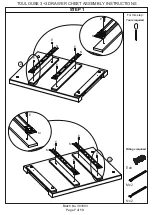 Preview for 7 page of GFW Toulouse 3+3 Drawer Chest Assembly Instructions Manual