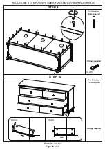 Preview for 12 page of GFW Toulouse 3+3 Drawer Chest Assembly Instructions Manual