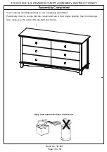 Preview for 13 page of GFW Toulouse 3+3 Drawer Chest Assembly Instructions Manual