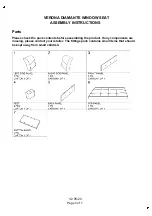 Preview for 3 page of GFW VERONA DIAMANTE WINDOW SEAT Assembly Instructions Manual