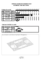 Preview for 4 page of GFW VERONA DIAMANTE WINDOW SEAT Assembly Instructions Manual