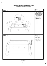 Preview for 5 page of GFW VERONA DIAMANTE WINDOW SEAT Assembly Instructions Manual