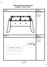 Preview for 6 page of GFW VERONA DIAMANTE WINDOW SEAT Assembly Instructions Manual