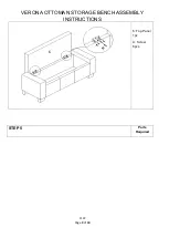 Preview for 9 page of GFW VERONA OTTOMAN STORAGE BENCH Assembly Instructions Manual