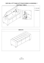 Preview for 10 page of GFW VERONA OTTOMAN STORAGE BENCH Assembly Instructions Manual