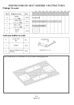 Предварительный просмотр 4 страницы GFW VERONA WINDOW SEAT Assembly Instructions Manual