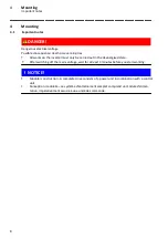 Preview for 8 page of GG DSV3540013 Mounting And Switch On Instruction