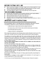 Предварительный просмотр 3 страницы GGM gastro BD-32 Instruction Manual