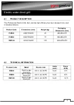 Preview for 3 page of GGM gastro EGE120 Manual