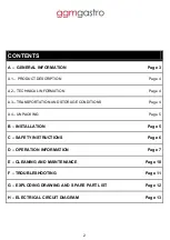 Preview for 2 page of GGM gastro GGM-BRG01-E15-0001 User Manual