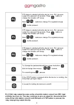 Preview for 9 page of GGM gastro GGM-BRG01-E15-0001 User Manual