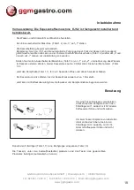 Preview for 18 page of GGM gastro KJS2 User Manual