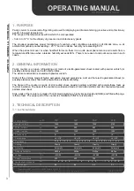 Preview for 3 page of GGM gastro KUJ Series Operating Manual