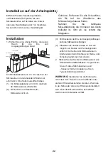 Предварительный просмотр 22 страницы GGM gastro MWM1025ND Instruction Manual