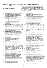 Предварительный просмотр 31 страницы GGM gastro MWM1025ND Instruction Manual