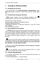 Preview for 7 page of GGM gastro SIRIO 500 Manual For Installation, Use And Maintenance