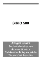 Preview for 41 page of GGM gastro SIRIO 500 Manual For Installation, Use And Maintenance