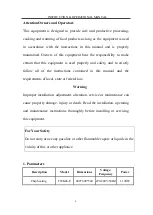 Preview for 2 page of GGM FWK46-E Instruction And Operation Manual