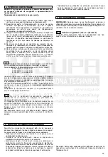 Preview for 49 page of GGP ITALY SPA ES 414 Operator'S Manual