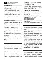 Preview for 22 page of GGP ITALY SPA ML 484 TR/TR-E Operator'S Manual