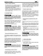 Preview for 225 page of GGP ITALY SPA SGT 2220A Operator'S Manual