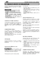 Preview for 181 page of GGP ITALY 28H Operator'S Manual