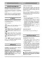 Preview for 111 page of GGP ITALY DI 474 Operator'S Manual