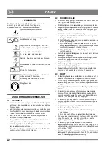 Предварительный просмотр 22 страницы GGP Sweden AN 622 Instructions For Use Manual