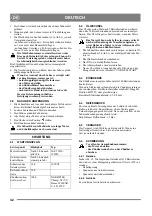 Предварительный просмотр 42 страницы GGP Sweden AN 622 Instructions For Use Manual