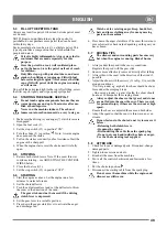 Предварительный просмотр 49 страницы GGP Sweden AN 622 Instructions For Use Manual